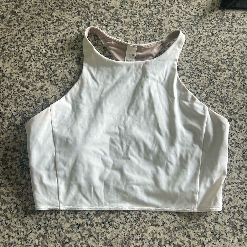 Lululemon Athletica White and Beige Top